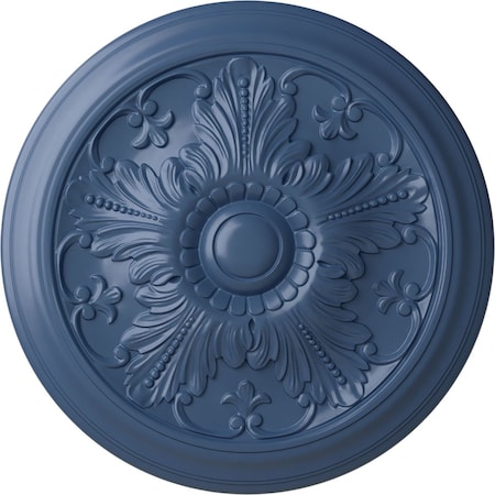 Ekena Millwork Vienna Ceiling Medallion (Fits Canopies up to 3 1/4"), Hand-Painted Americana, 16 7/8"OD x 5/8"P CM17VIAMF